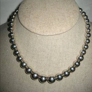 Tiffany graduated Ball necklace